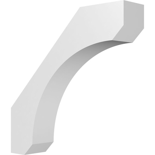 Ekena Millwork 3 1/2-in. W x 16-in. D x 16-in. H Legacy Architectural Grade PVC Knee Brace BRCP035X16X16LEC - main